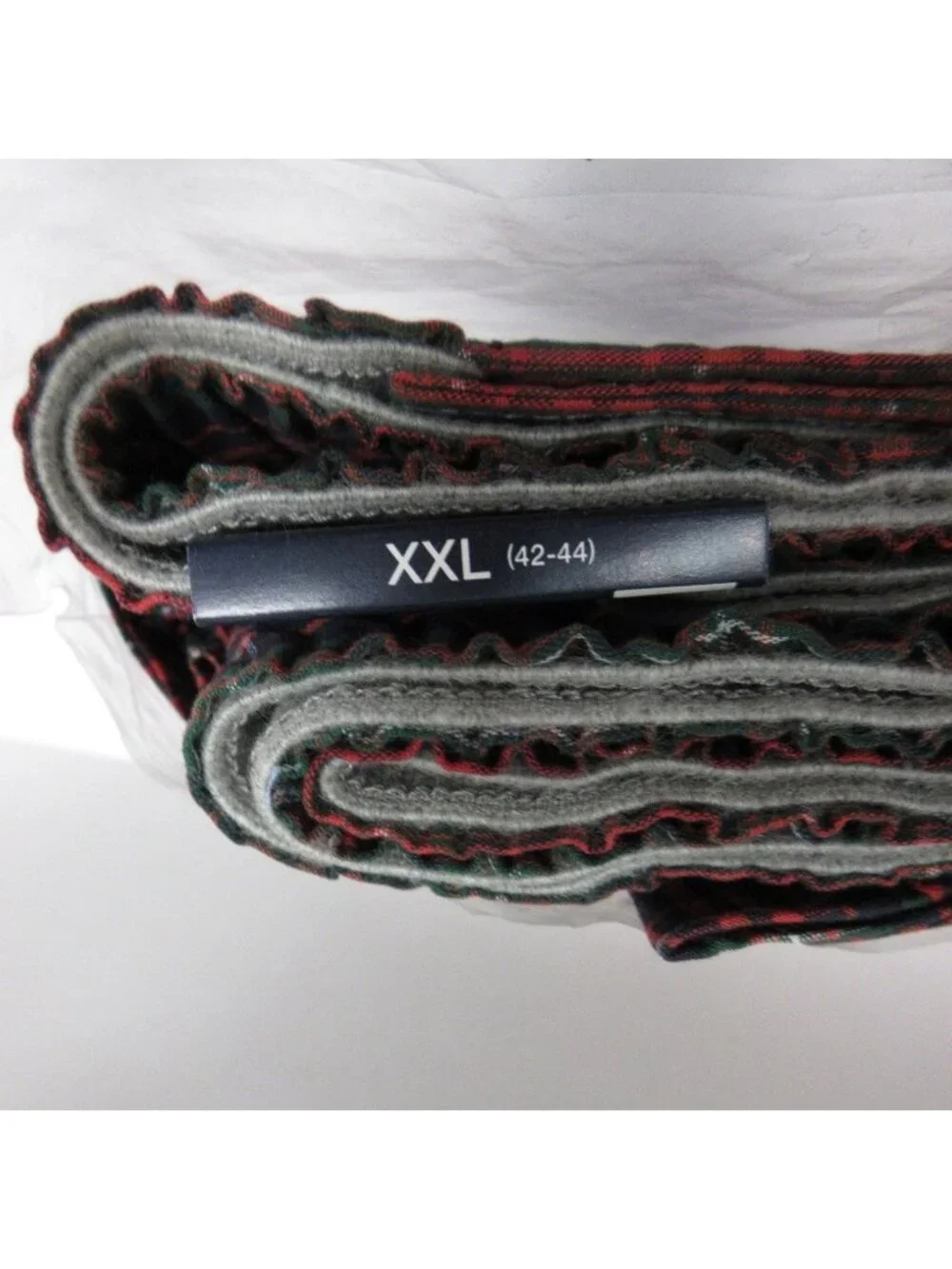 Gap Underwear XXL Red Boxer Shorts Tartan Plaid Y2K Cotton NEW